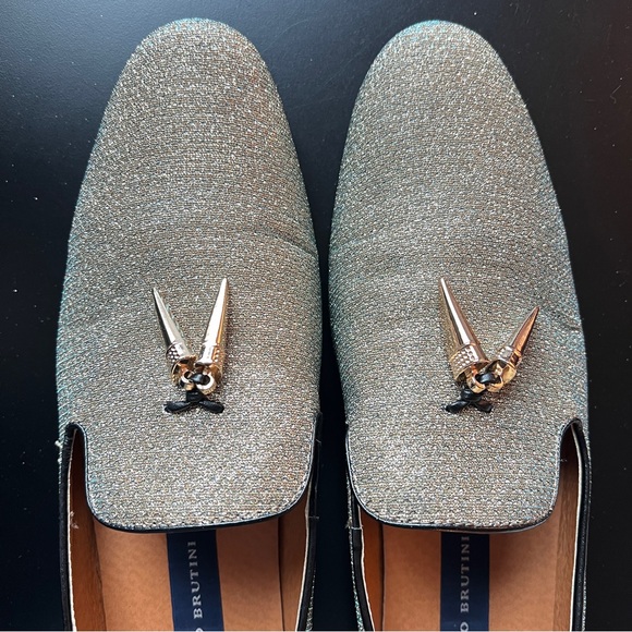 GIORGIO BRUTINI IRRIDESCENT LOAFERS - Picture 5 of 9